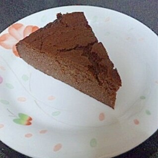 豆腐でヘルシー☆チョコレートケーキ